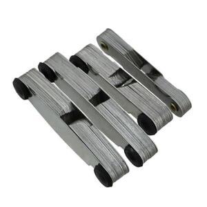 4pcs 반경 게이지 R0.3-1.5 R1-7 R7.5-15 R15.5-25 R1-6.5/R7-14.5/R15-25/R26-80 스테인레스 오목 볼록 아