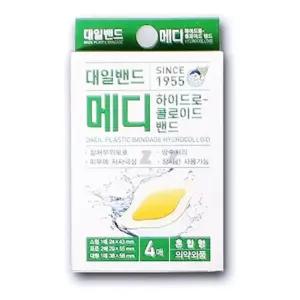 혼합형 콜로이드 4매 하이드로 메디 대일밴드 RW19A92A