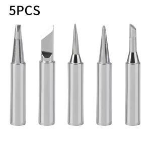 5pcs/10pcs 납땜 인두 팁 헤드세트 DIY 전기 교체용 수리