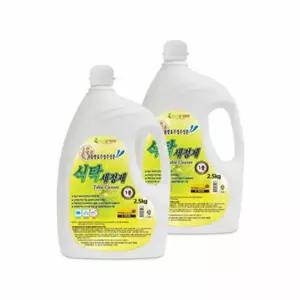 기름기제거 테이블세정제 2.5L 2개 식탁클리너 크리너 탈취제 세제 때세제 때제 기름때 업소용 식당
