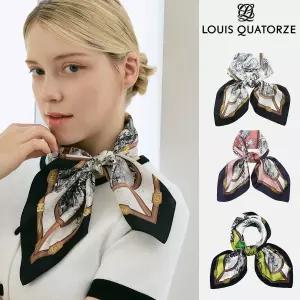 매장정품 LOUIS QUATORZE 루이까또즈 마리가든 실크 사각 스카프 1CSM224 1651460
