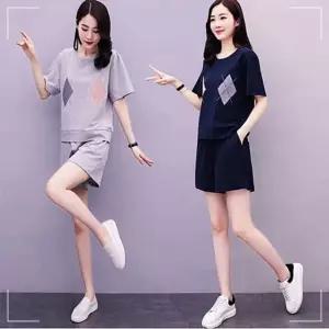 투피스 코디 여름 외출복 데일리룩 반팔세트 DWA32943