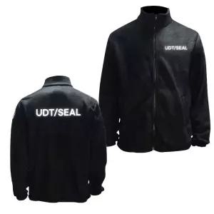 경량패딩 블랙 겨울집업 기모 반사 후리스 UDT/SEAL