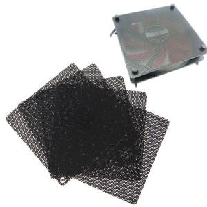 5PCS 80MM PVC 팬 먼지 필터 방진 케이스 Cuttable 컴퓨터 메쉬 커버 P9JB