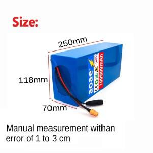 100% 18650원래 48V 13s6p 리튬 배터리 팩 2000W Citycoco 전동 스쿠터 50A BMS 내장