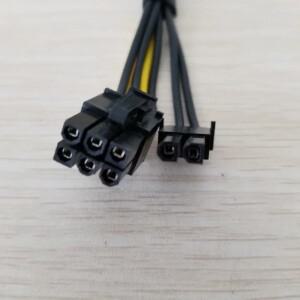 듀얼 4핀 IDE 몰렉스-PCI-E PCI Express 그래픽 비디오 디스플레이 카드 GPU 8핀(6핀 + 2핀) 전원 공급 장