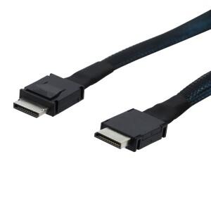 PCIe Oculink SFF 8611 4I-미니 SAS 4I 서버 초고속 케이블 데이터 연장 남성-남성 전송 라인