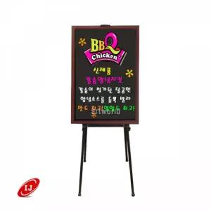 일반 블랙보드세트 BB69-280 600x900 이젤 포함판 미니 칠판 보드 자석