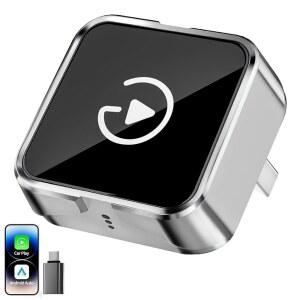 안드로이드 자동용 2026 업그레이드 무선 CARPLAY 아연 소재 합금 안정적인 변환 미니 유선을 플레이로 포함 TYPE 자동차 플레이 연결 플러그 3초 어댑터 USB 자동