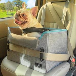 소형견용 PETSFIT 반려견 카시트 버클 테더 접이식 여행용 부스터 카시트로