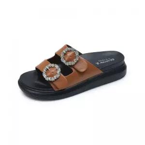 BEARPAW GRETA 슬리퍼 탄 (K2741042QB-W)
