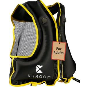 KHROOM 성인 청소년을 위한 공기 주입식 90 8KG 5CM 60 152 99 SUP용 모델 V2 조끼 부력 220파운드 190 40 재킷 조끼 보조 75인치 2025 높이 스노클링 스노클