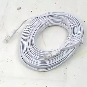 Coms 랜케이블(CAT6 Direct 플랫형) 15M 다이렉트 랜선 LAN RJ45LAN 렌케이 렌선 LAN캐이 인터넷