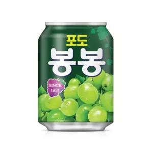 해태)포도봉봉(238mlX12캔)과즙음료 과음료 음료수 과일수 주스