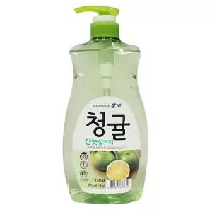 설거지 세척제 970ml 청귤 기름때 식기 세제주방 용품 부엌 기름기제거 세정제