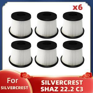 SILVERCREST SHAZ 22.2 C3 핸들 무선 진공청소기 Hepa 필터 교체 교체용 액세서리 호환