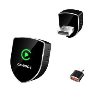 DOARHOO 2026 무선 CARPLAY 어댑터 소형 안정적인 자동차용 플레이 카플레이 플레이 디자인 자동차 USB 빠르고 미니 내장 어댑터 연결 플러그 유선