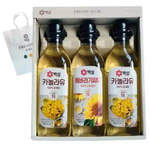 백설 식용유 선물세트 14호 카놀라유 추석 설 선물