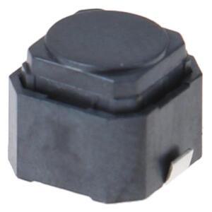실리콘 패치 터치 단추 키 스위치 무음 2핀 내열 6x6x5mm 4.3mm 10개