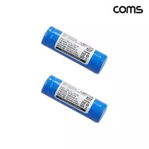 Coms 14430 충전지 3.7V 600mAh 리튬이온 AA 배터리 2개입건 건전지 전용건 폴리머 산업용건 산업용