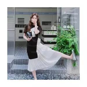 헐크 여성 여친 원피스 롱 여름핏 슬림핏 스커트 KKE2