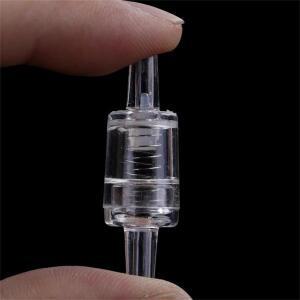 반투명  4mm / 6mm 8mm 12mm 화이트 역류방지 가스/물용 단방향 인라인 체크밸브
