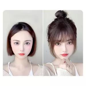 [룽스_62]탑커버 앞머리가발 포인트가발 헤어피스 부분가발