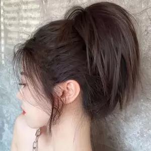 [룽스_62]염색가발 올림머리 포니테일 똥머리 부분가발