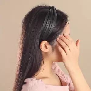 [룽스_62]꼬임 헤어 헤어 와이드 레자 머리띠