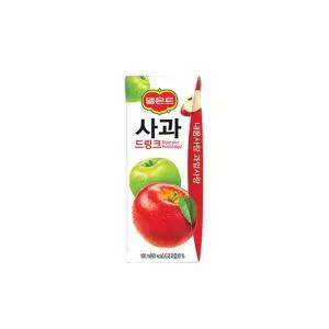 델몬트 사과 드링크 190mlx32개입 롯데칠성음료 팩음료 주스 쥬스 단체 회사간식 간식