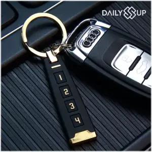 [룽스_62]골드 자동차키홀더 메탈 넘버링 (DailySSuup)K8
