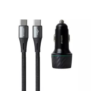 rozet C타입 초고속 시거잭충전기+CtoC케이블 RX-6470 시가 USB USB가 급속 차량용 가용