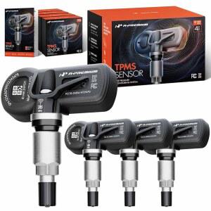 A-프리미엄 4PCS 사전 프로그래밍 TPMS 센서 타이어 공기압 모니터링 - 포드, 링컨 모델 브롱코, 엣지, F-150, 머스탱, 레인저, 마크 LT, MKC, MKZ, 노틸러스, 내비게이터 315MHz