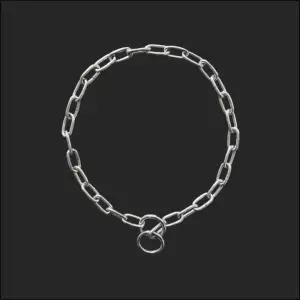 스텐 철목 3mm 강아지 목걸이 초크체인 애완견 쇠사슬 스트랩목줄 반려견 애견 개목 산책 댕댕이
