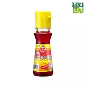 오뚜기 옛날 고추맛기름 80ml X 3개 매운 순두부 짬뽕소스 소스