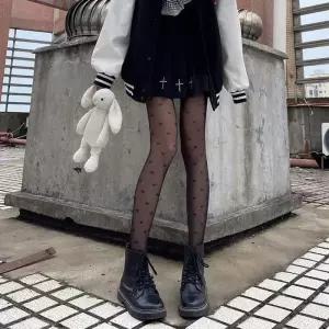 [룽스_62]팬티스타킹 발레코어 공연 블랙 공연 무늬