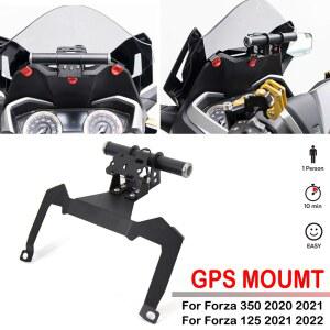 PCX브라켓 HONDA FORZA350 FORZA 125 오토바이 전면 전화 홀더 GPS 브라켓 네비게이션 스탠드