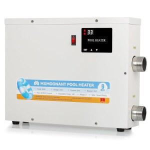 Mxmoonant SPA 히터, 18KW 220V 수영장 지상 수영장, 스파, 욕조용 터치스크린 온수 욕조 온도 조절기
