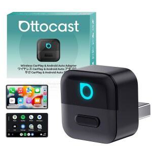 OTTOCAST MINI PICO 무선 CARPLAY 안드로이드 플러그 공장 빠른 어댑터 초소형 WI 재연결 디자인 FI 플레이 호환 자동차와 유선 블루투스 자동