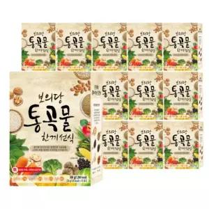 2박스 더 리뉴얼 보의당 통곡물 한끼선식 10+2 총12박스(30gx120포)