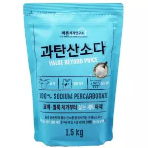 무궁화 바른세제연구소 과탄산소다 1.5kg 표백제 가루 세탁 보조 보조제 찌든때제거 찌든 얼룩
