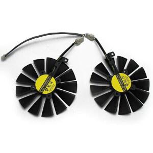 새로운 95MM PLD10010S12H 쿨러 ASUS ROG 게이밍 STRIX RX 냉각 비디오 AMD 듀얼 570 RX570 RX470 카드 팬용 470 2개