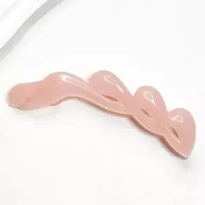 [룽스_62]포니테일 헤어 가벼운집게핀 예쁜 바나나 핀 피치