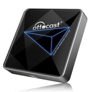 OTTOCAST A2AIR PRO 안드로이드 자동 무선 변환 동글 플레이 어댑터 무선으로 짧은 플러그 대기 시간 재연결 11개 공장 자동차 유선 이상의 휴대폰 안드로이드오토를