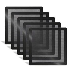 140MM PC 먼지 필터 마그네틱 프레임 컴퓨터 커버 스크린 메시 5팩 그릴 방진 쿨러 더스트 블랙 케이스