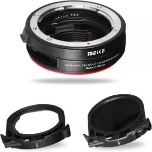 메이크 MK-EFTR-C VND 드롭인 필터 자동 초점 마운트 렌즈 어댑터 캐논 EF에서 EOSR까지 가변 ND 및 EOS R5
