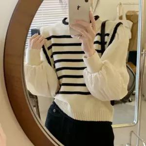 위드기프트 올리비아 레이어드 니트 블라우스