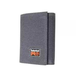 Timberland PRO 남성용 코듀라 나일론 RFID 3단 지갑, 신분증 창 포함, 다양한 색상, 단일 사이즈, Cordura
