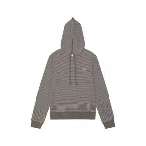 브랜드정품 THE COLDEST MOMENT TCM contrast stripe hoodie (brown) 162718