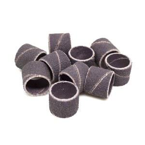 BENCHMARK ABRASIVES 3CM 2인치 산화 알루미늄 목공 밴드 드릴 120그릿 부착물 밴드 다이 나선형 샌더 10팩 회전식 금속 샌딩 폴리싱 공구용 그라인더용